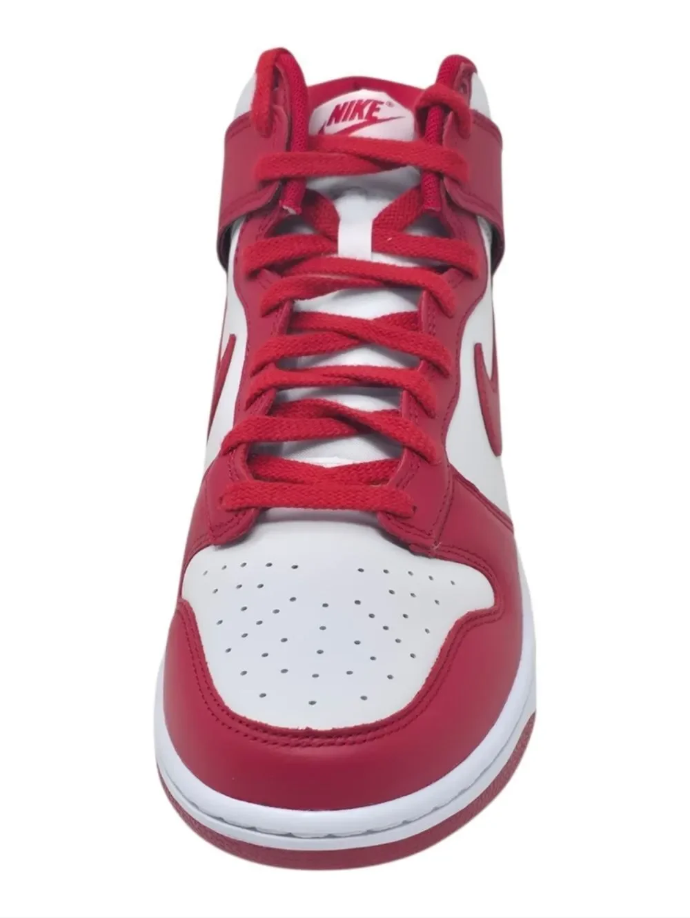 Nike Dunk Hi High Retro St. John's Men's Size's HF3143-101 New White Gym Red